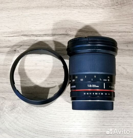 Samyang 20mm f/1.8 ED for Canon