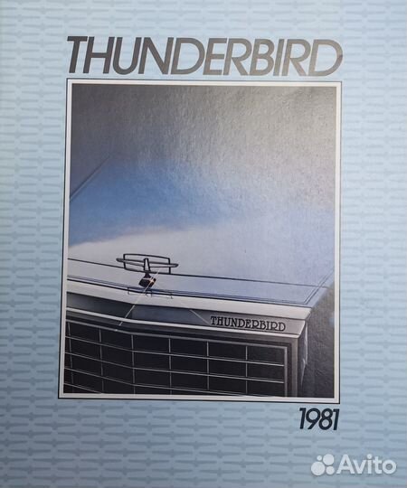 Дилерские журналы ford Thunderb1978-1997 оригинал
