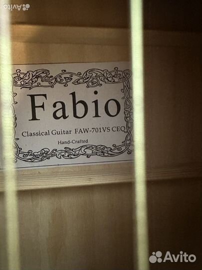 Электроакустическая гитара Fabio