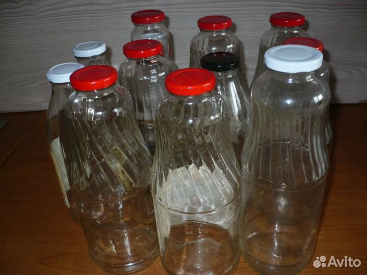 Банки литровые,для компотов,с винтовыми крышками