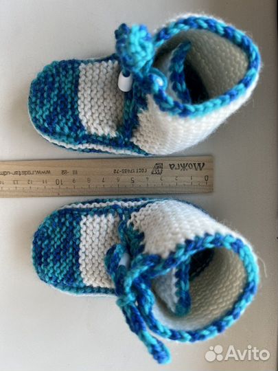 Носочки детские вязаные