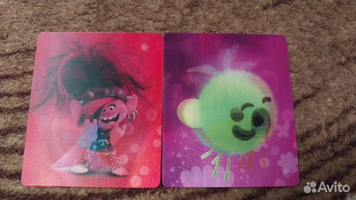 Карточки Тролли Большие гастролли