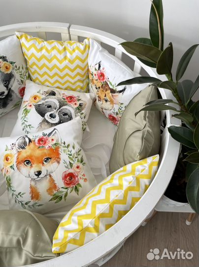 Бортики в кроватку новые