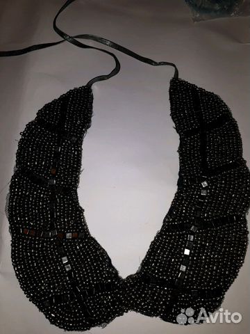 Воротник накладной бисер в подарок бляшка