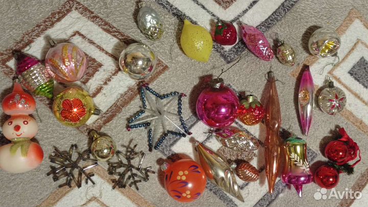 Ёлочные советские игрушки