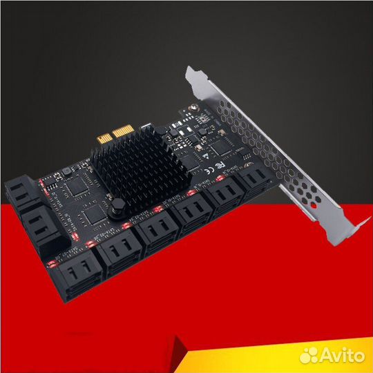 Pcie SATA 16-портовый контроллер SATA