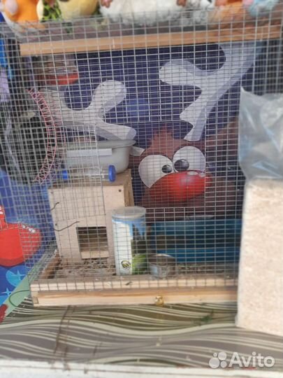 Большая клетка для шиншилы