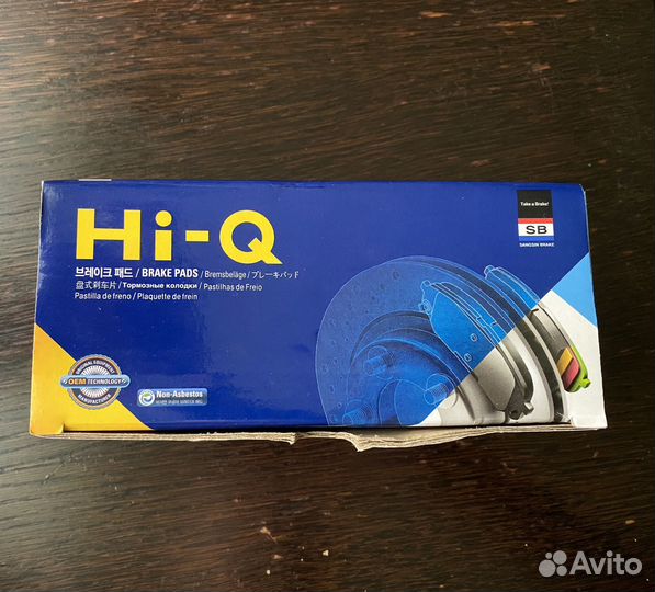 Колодки передние HI-Q на Камри 50