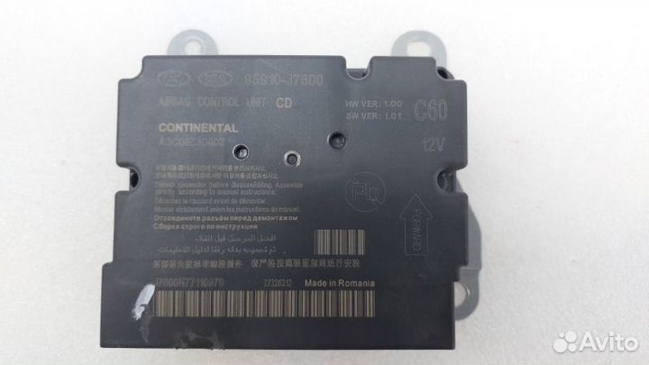 Блок управления AIR BAG Kia Ceed CD G4FG 2022