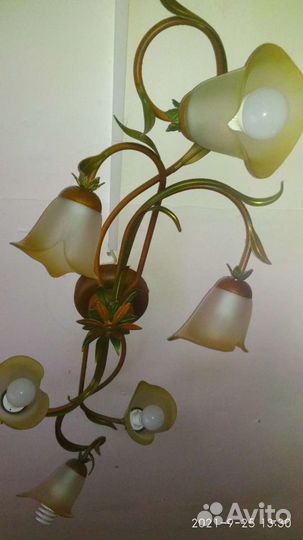 Люстра потолочная винтажная