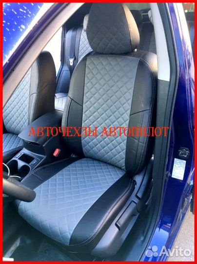 Чехлы Автопилот Nissan Almera g11 g15 из экокожи