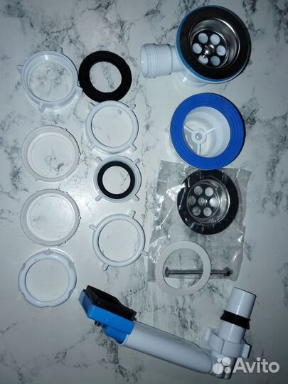 Детали для сифона раковины