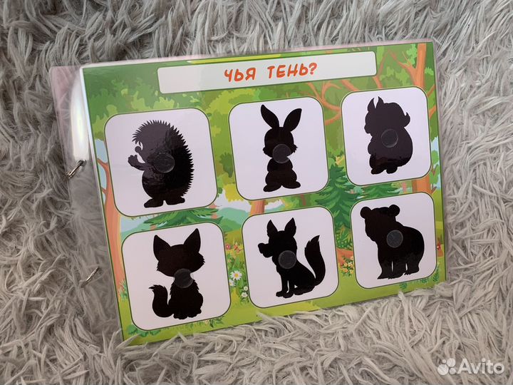 Развивающие игры на липучках