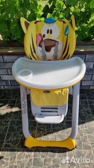 Стульчик для кормления chicco Polly 2 start