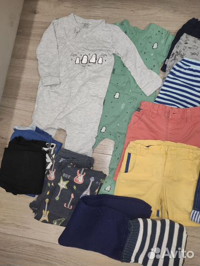 Вещи пакетом на мальчика 86 размер