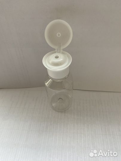 Флакон 100 мл пластик крышка флип топ