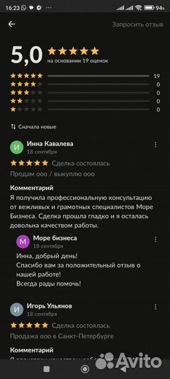 Продам готовое ооо