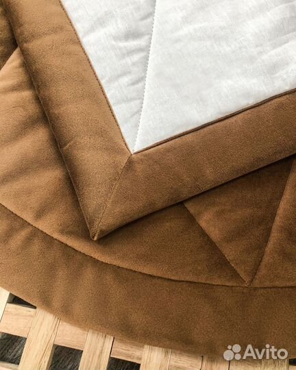 Покрывало беллиссимо тоффи новое плед бархат