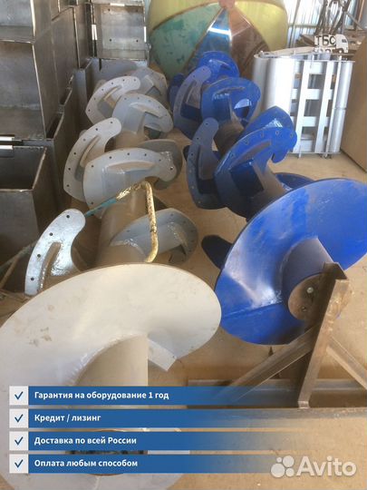 Шнеки на кормосмеситель