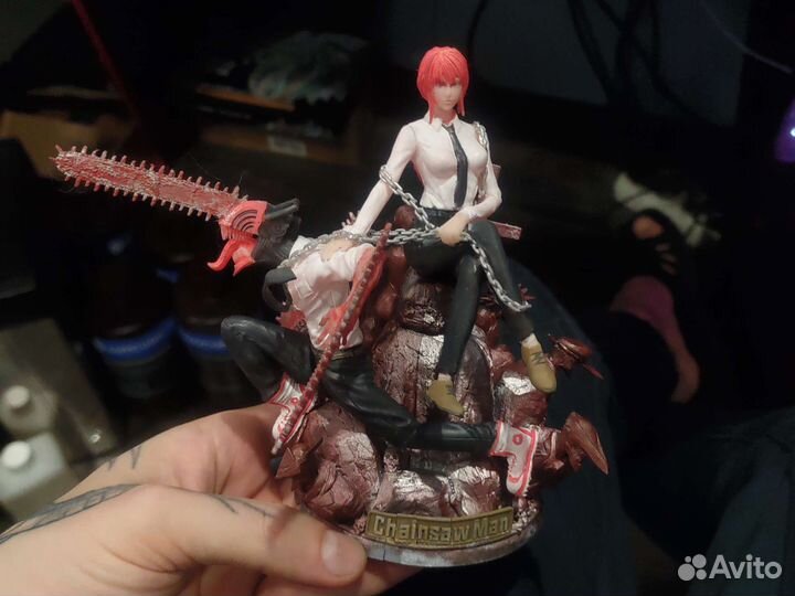 Фигурка из аниме Человек бензопила