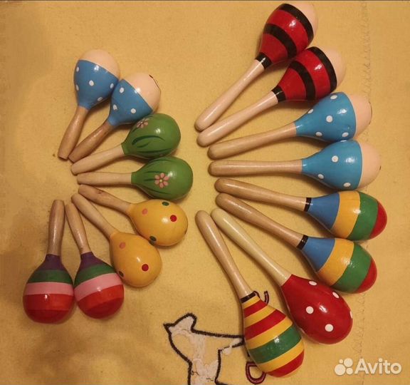 Маракасы новые деревянные