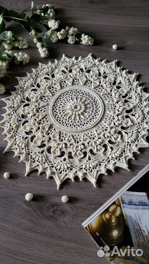 Салфетка крючком
