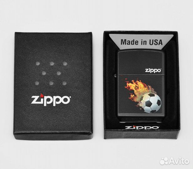 Зажигалка Zippo 28302 Soccer Оригинал Новая