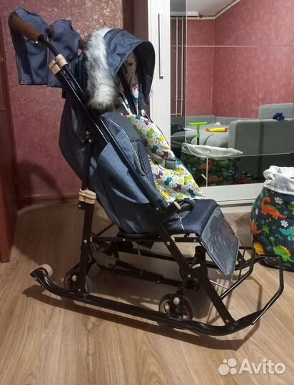 Коляска санки
