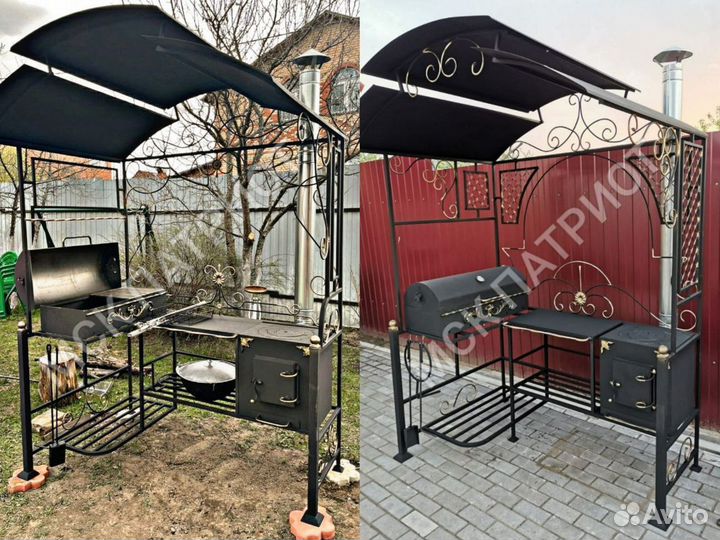 Беседка с мангалом