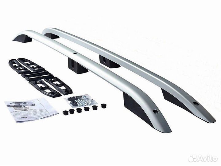 Релинги Mitsubishi L200 2015-2020 (серебристые)