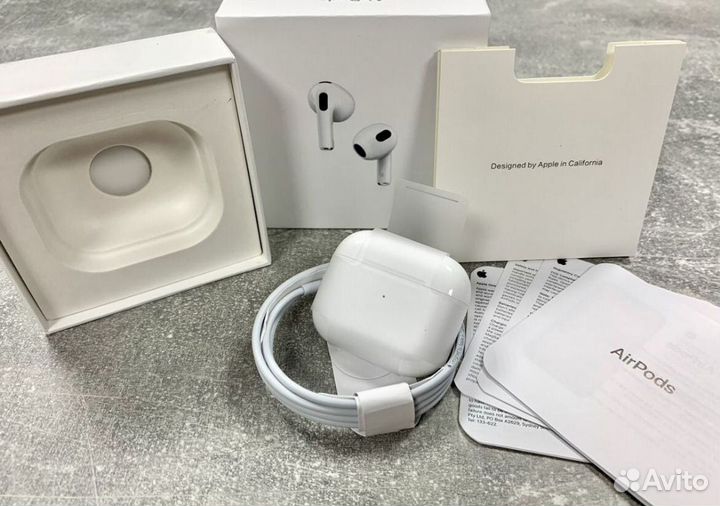 Наушники AirPods 3 Гарантия 45 дней + Доставка