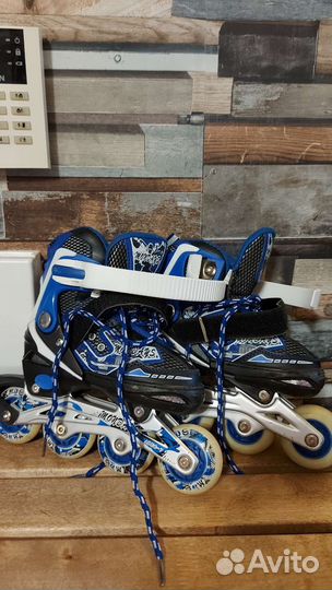 Роликовые коньки детские раздвижные 28-31