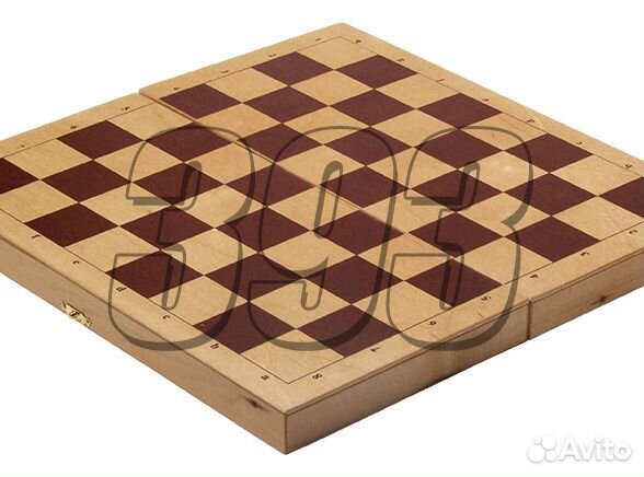 Шахматная доска складная без фигур (6317)