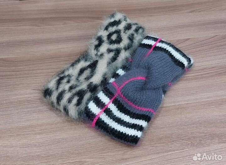 Повязка на голову (пух норки, ангора)