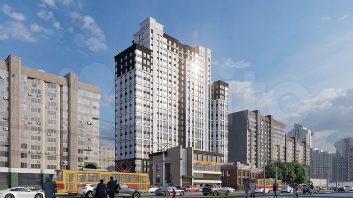 2-к. квартира, 46,8 м², 2/25 эт.