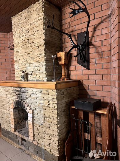 Беседка с камином 