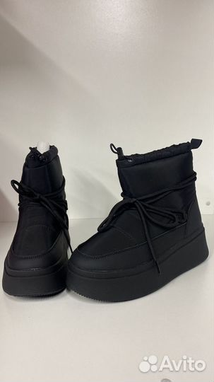 Дутики женские черные 35,37,39,40