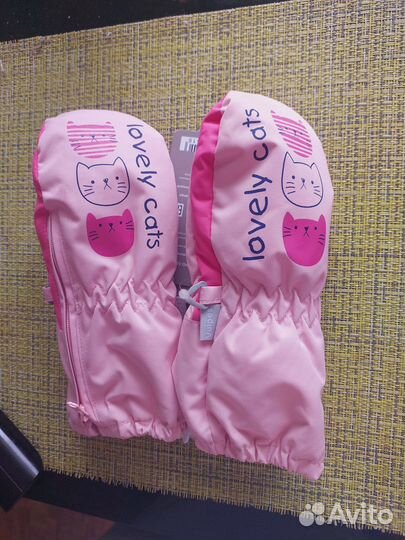 Руковицы краги демисезон для девочки