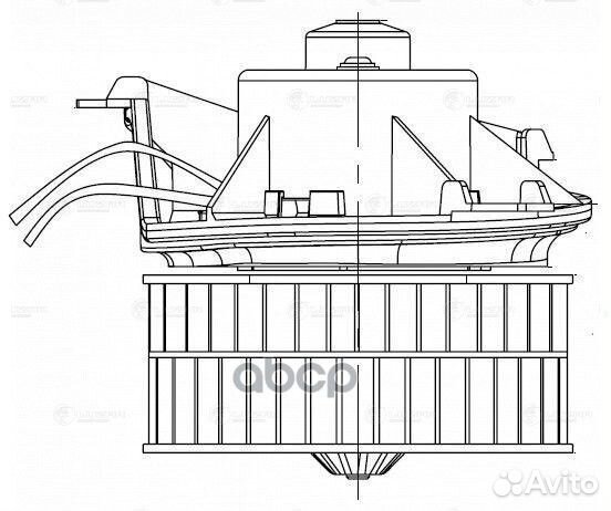 LFH 0348 luzar Э/вентилятор отоп. Chrysler Voya