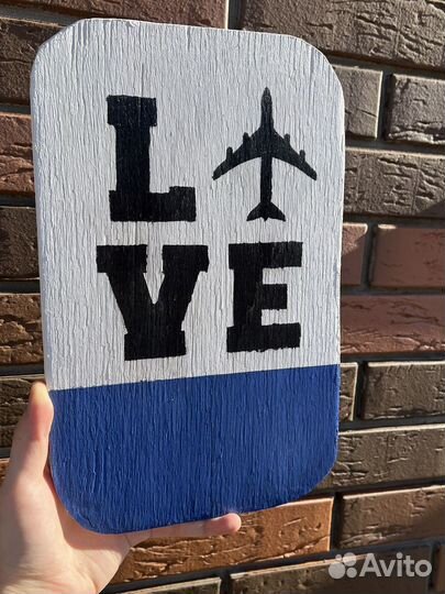 Деревянное панно