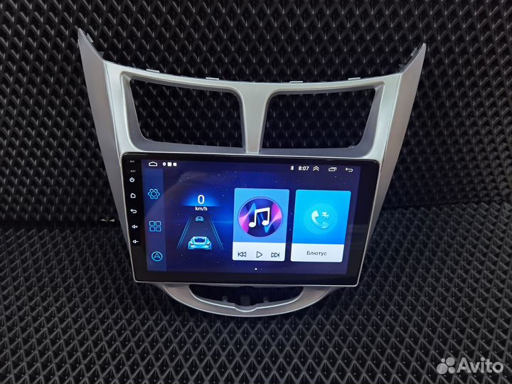 Магнитола Hyundai Solaris Android IPS экран новая