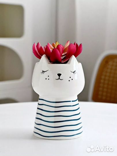 Кашпо для цветов керамика