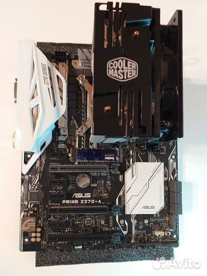 Asus Z270-A+i7-6700+SSDм2 521Gb+16Гб(DDR4) +кулер