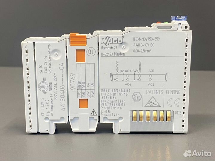 Wago 750-559 новый, 1 шт