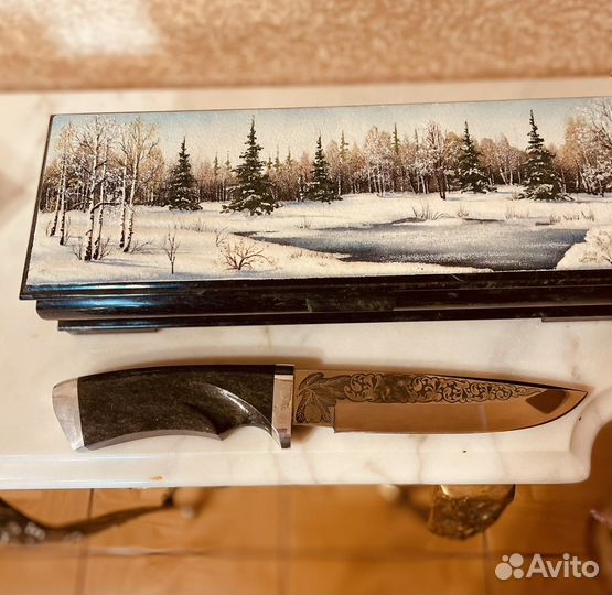 Шкатулка из натурального камня