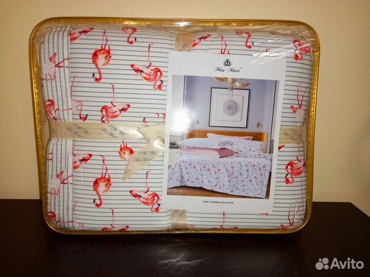 Детское постельное с одеялом новое