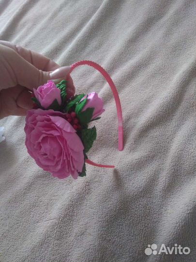 Ободок для волос ручной работы