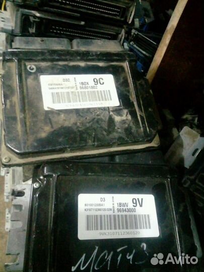 Эбу Блоки управления двигателем. Дэу