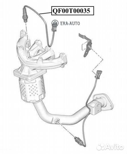 Quattro freni QF00T00035 QF00T00035 лямбда-зонд L3