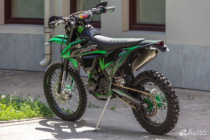 Кроссовый мотоцикл pwr fm300 (174mn-3), зеленый